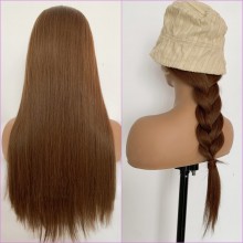 Hat Fall Wig Luxury Remy Human Hair - HW11