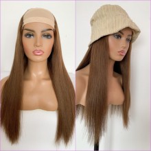 Hat Fall Wig Luxury Remy Human Hair - HW11