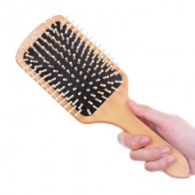 Bamboo Wooden Cushion Comb