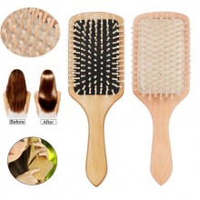 Bamboo Wooden Cushion Comb