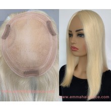 5.5"x6" Mono Lace Chinese Cuticle Remy Natural Human Hair Toupee for Women--TP04