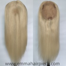 5.5"x6" Mono Lace Chinese Cuticle Remy Natural Human Hair Toupee for Women--TP04