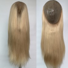 All Injected Polyskin Hair Topper Chinese Culticle Remy Hairpieces for Women --TP22
