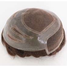 Versalite Men's Human Hair Prostheses Durable Mono Top Hair Natural Men Toupee--Versalite