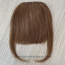 Thicker Hair Bangs Straight Clip In Remy Human Hair Natural Normal Fringe--bangs