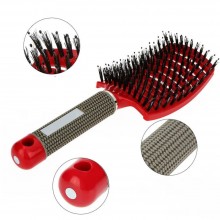Scalp Massage Comb Bristle Nylon Hairbrush Detangling Hairdressing Salon Styling Tools