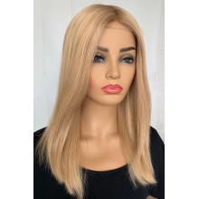 Luxury Culticle Remy Human Hair Monofilament Swiss Lace Wig-MT11