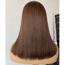 Bob Straight Remy Human Hair 2x4 Lace Front Closure Wig--BB11