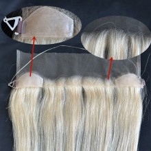 HD Lace Frontal Hairline Human Hair Patch with PU Adjustable Fish line-HP11