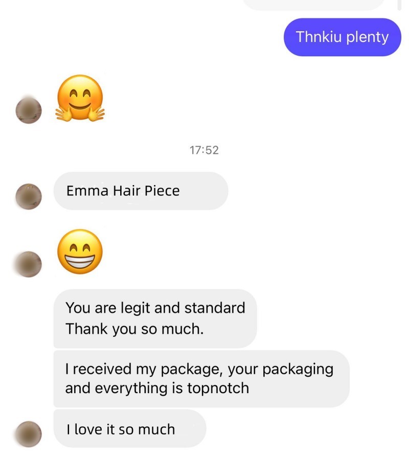 Feedback from customers