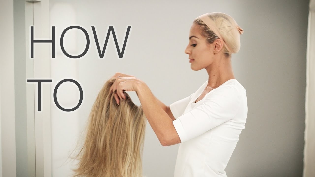 How to put on wigs, How to wear a wig
